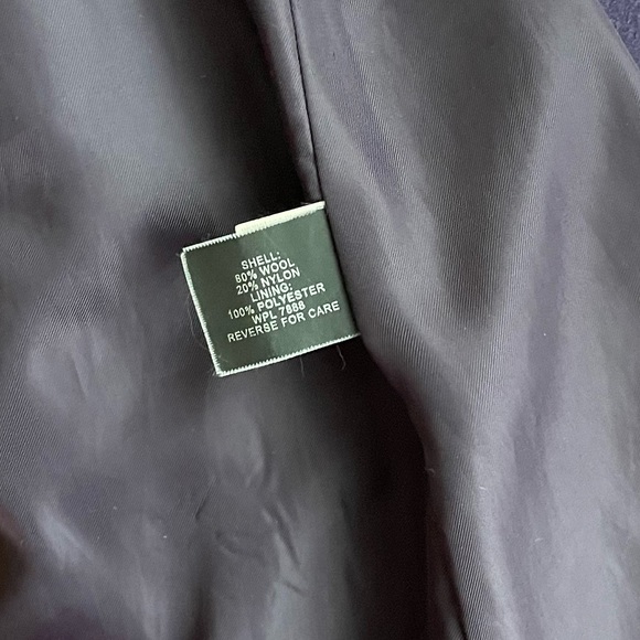 Michael by Michael Kors Hooded Wool Peacoat Double Breasted Plum Purple 4 - Picture 16 of 16